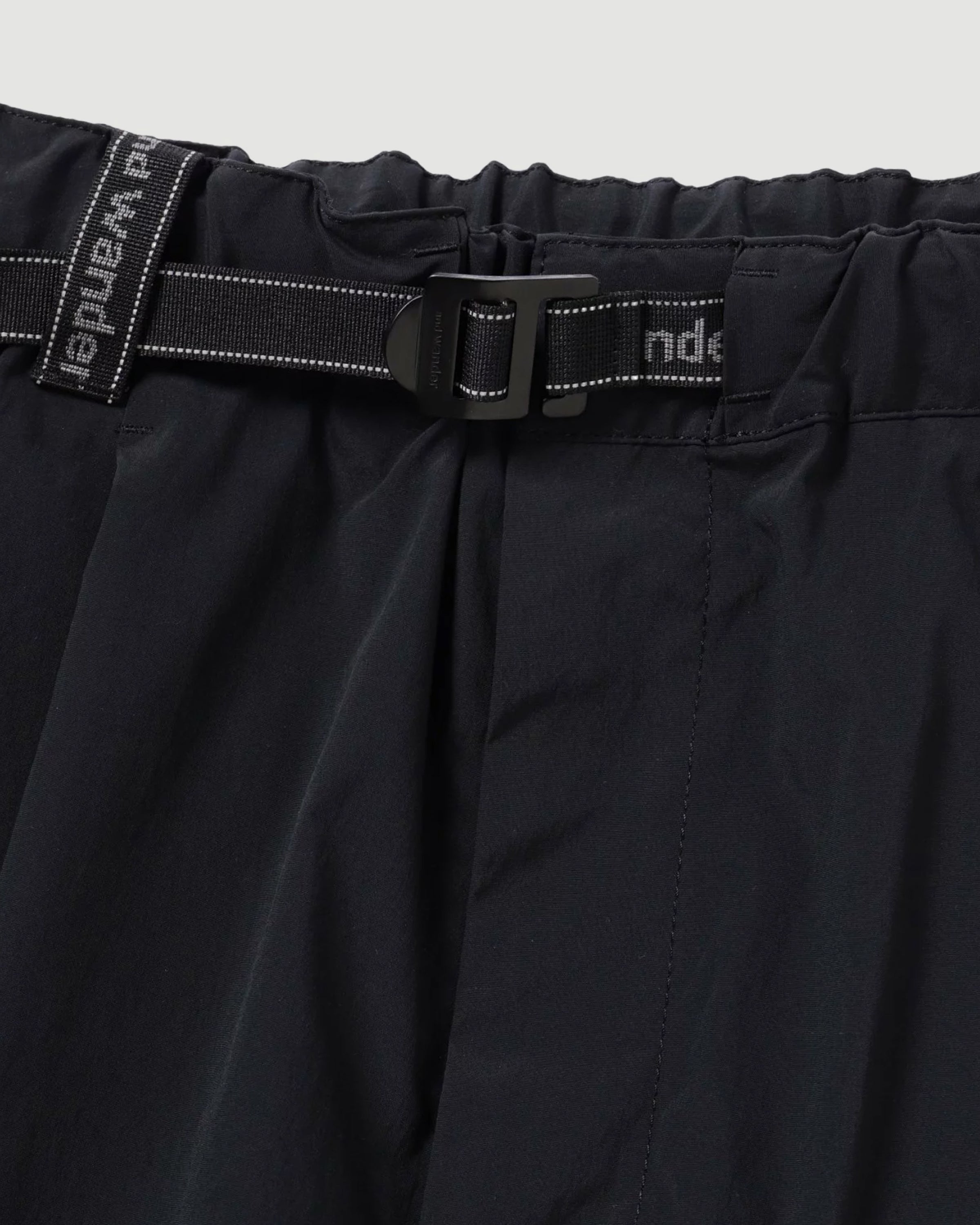 and wander UV cut stretch short pants (M) Black Shorts Men