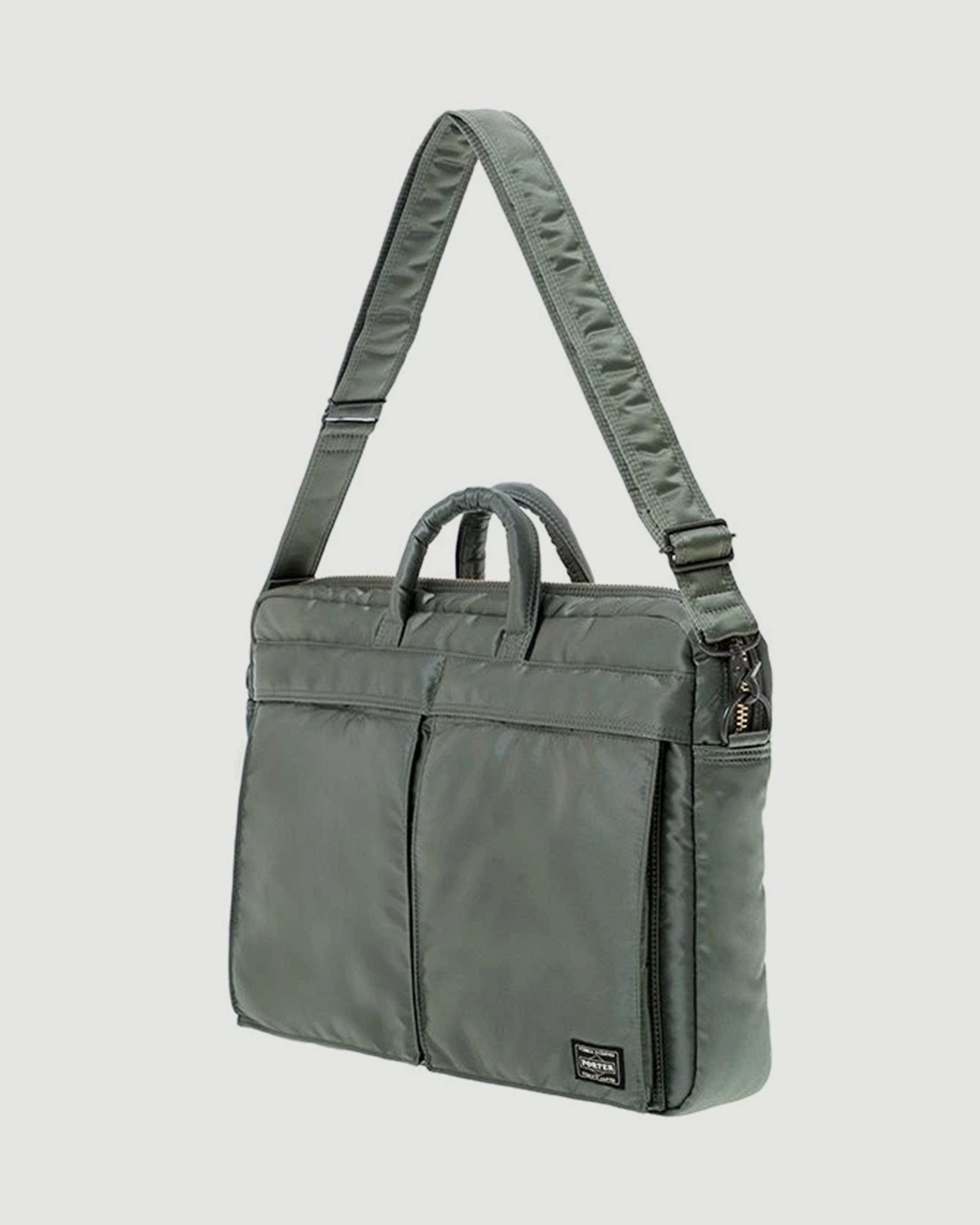 Porter Yoshida Tanker 2Way Document Bag Sage Green Bags Men