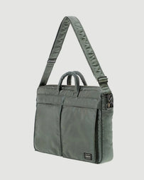Porter Yoshida Tanker 2Way Document Bag Sage Green Bags Men