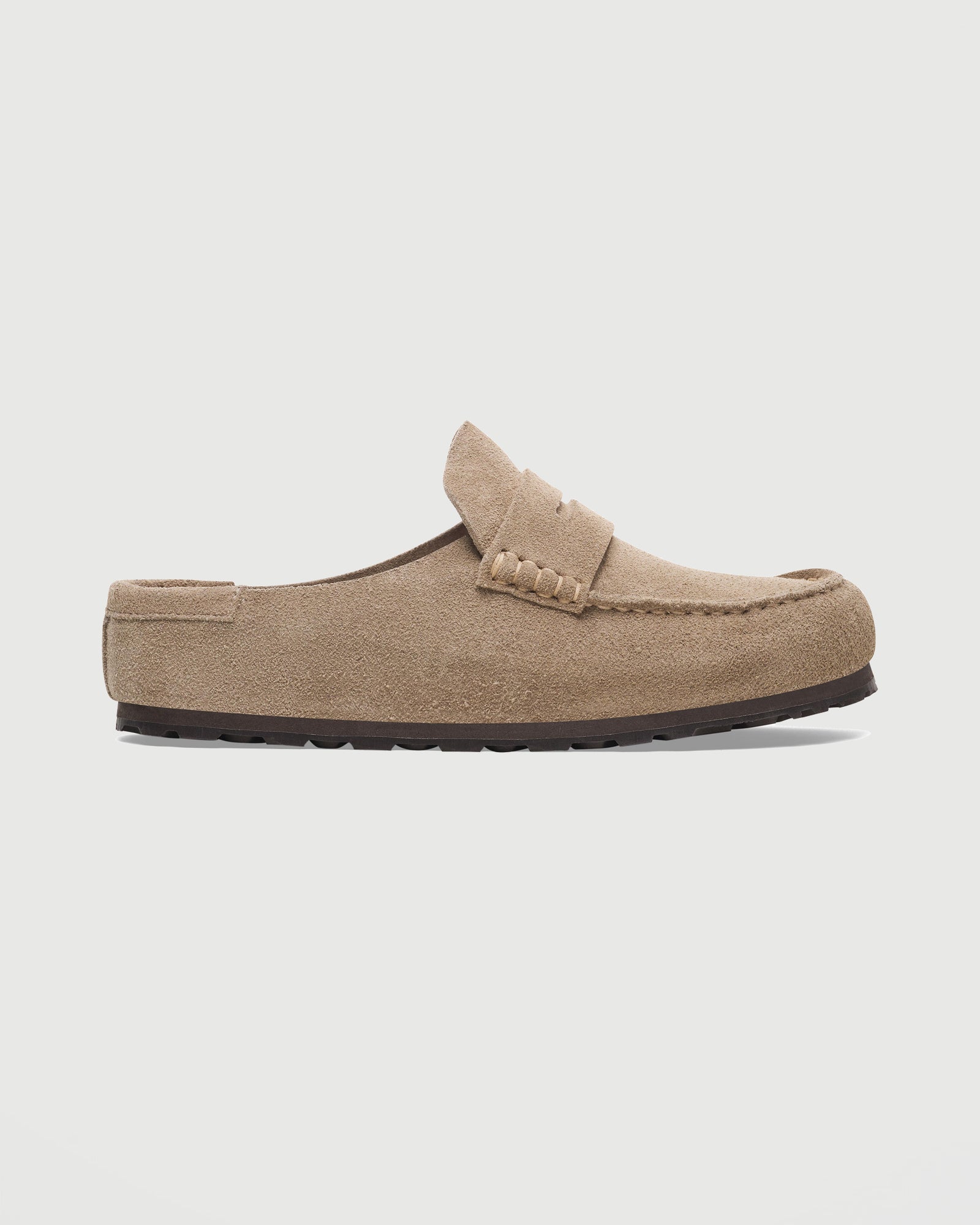 Birkenstock Naples Wrapped Taupe Shoes Leather Unisex