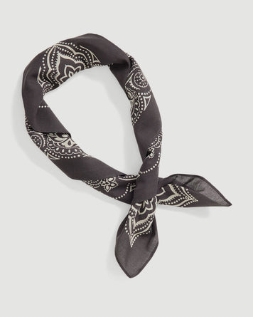 RRL Peyton Bandana Black/Cream Bandana