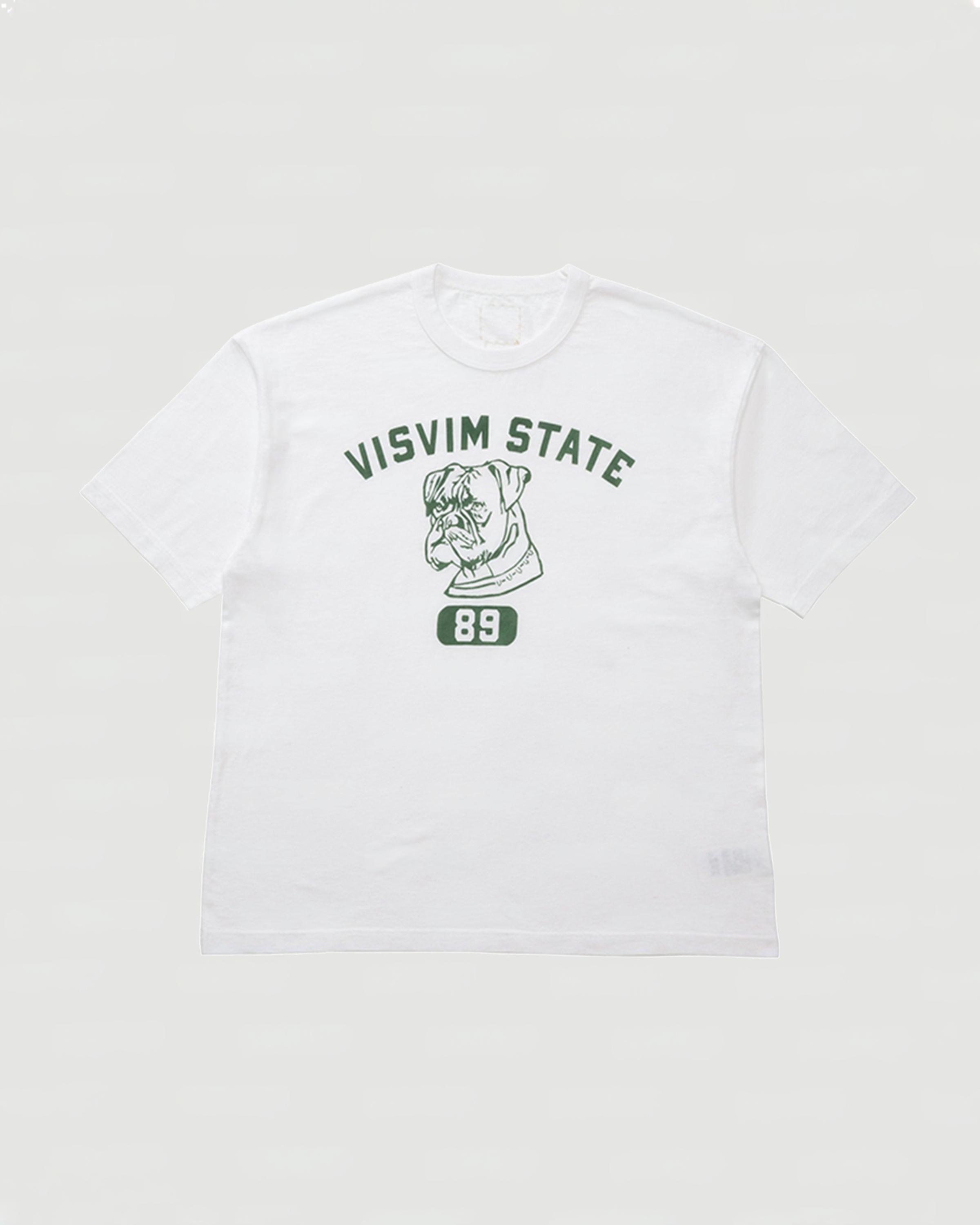 Visvim Jumbo Tee 89 Damaged White T-shirt S/S Men